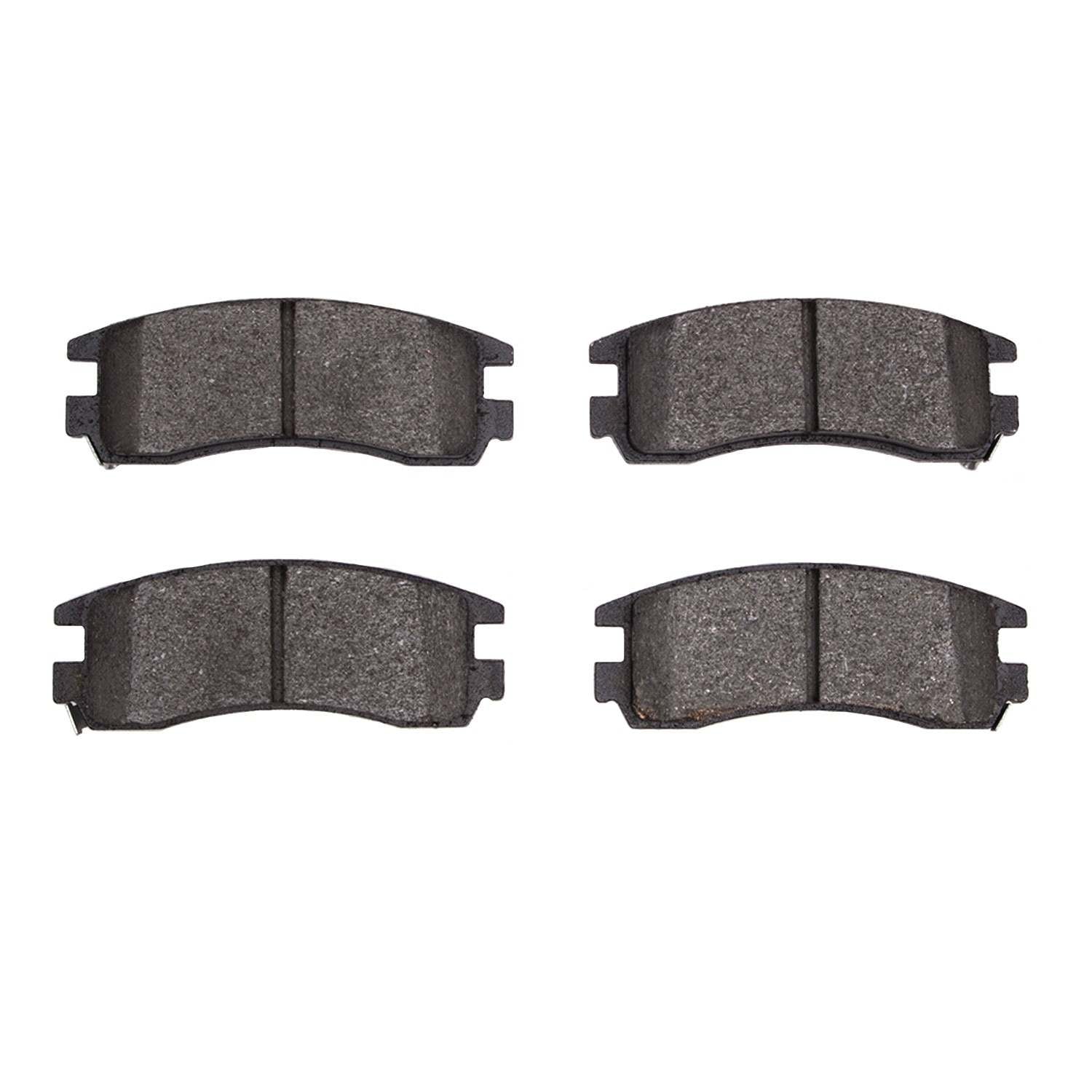 Front View of Rear Disc Brake Pad Set DYNAMIC 1310-0714-00