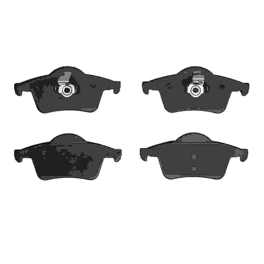 Back View of Rear Disc Brake Pad Set DYNAMIC 1310-0795-00