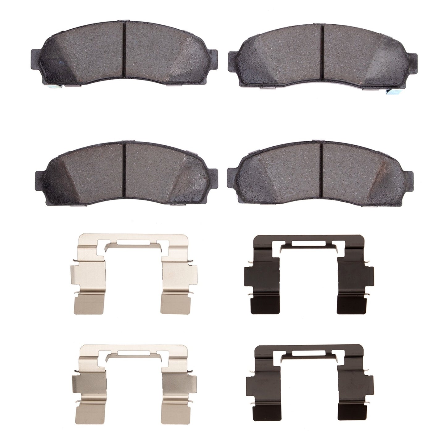 Front View of Front Disc Brake Pad Set DYNAMIC 1310-0833-01