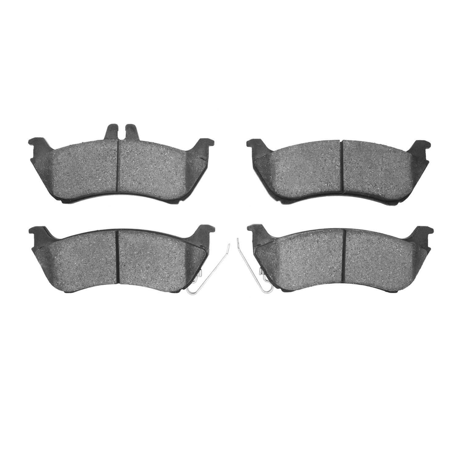 Front View of Rear Disc Brake Pad Set DYNAMIC 1310-0875-00