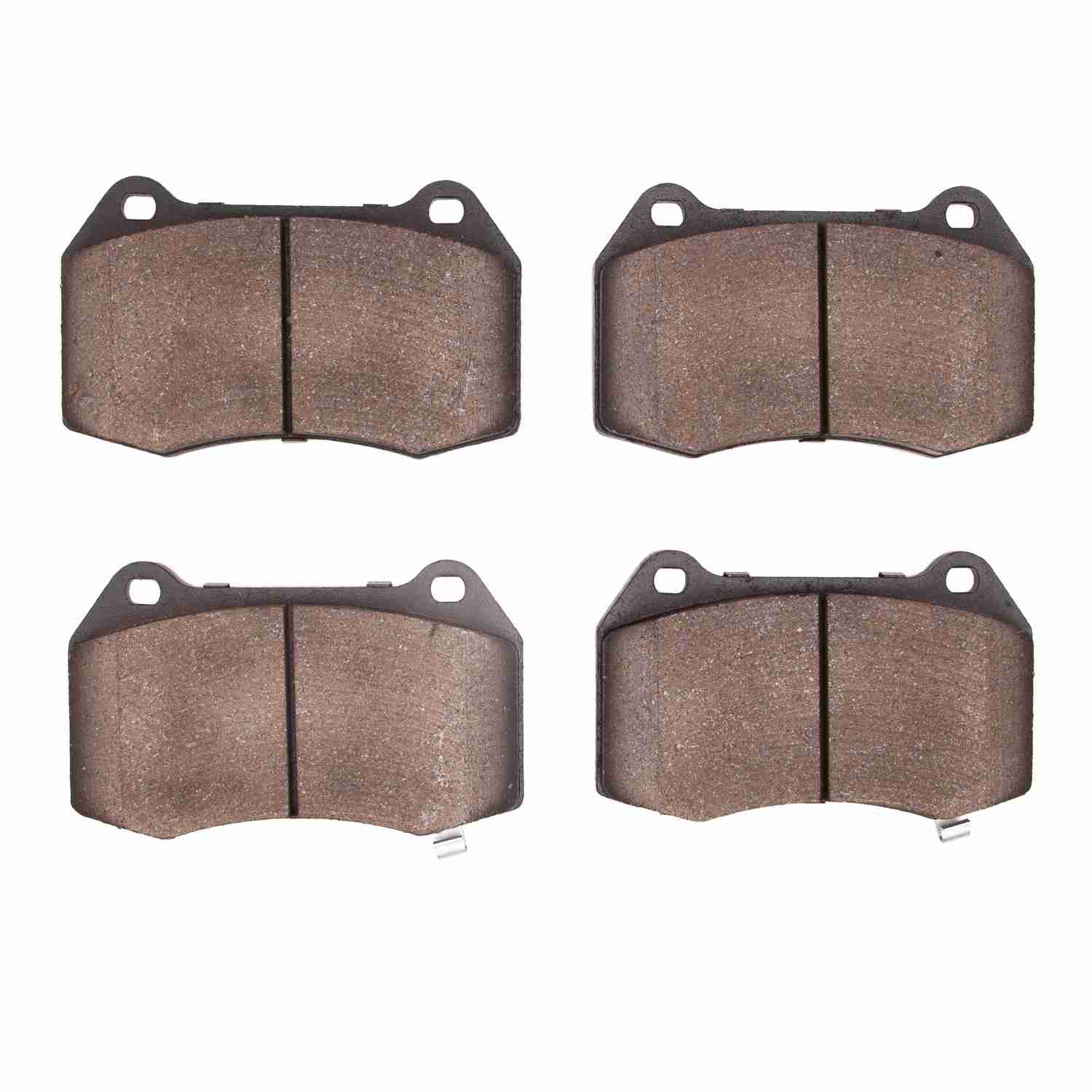 Front View of Front Disc Brake Pad Set DYNAMIC 1310-0960-00