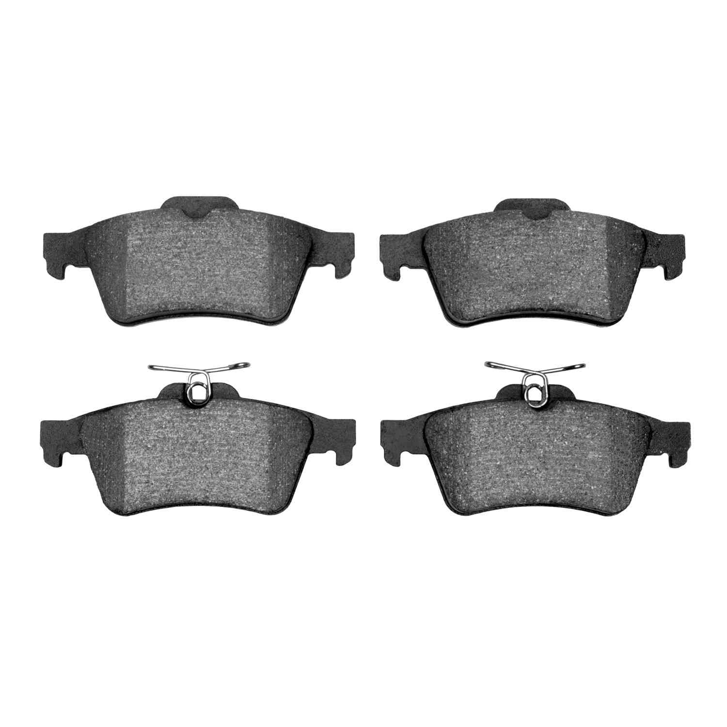 Front View of Rear Disc Brake Pad Set DYNAMIC 1310-1095-00