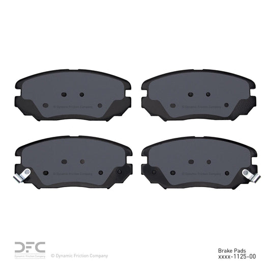 Back View of Front Disc Brake Pad Set DYNAMIC 1310-1125-00