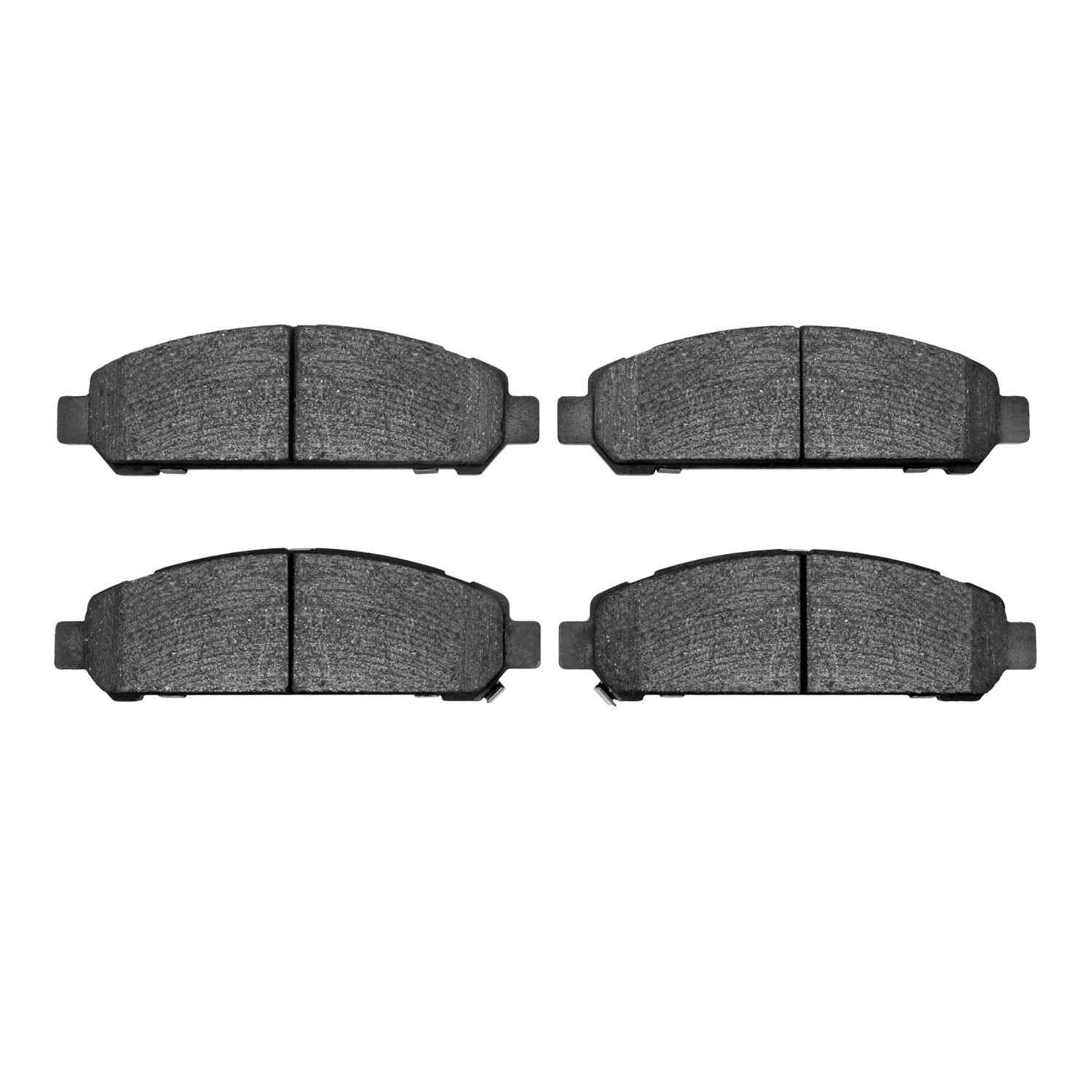 Front View of Front Disc Brake Pad Set DYNAMIC 1310-1401-00