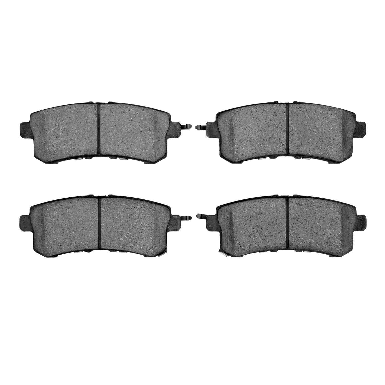 Front View of Rear Disc Brake Pad Set DYNAMIC 1310-1510-00