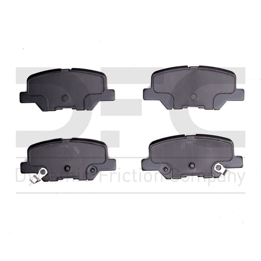 Angle View of Rear Disc Brake Pad Set DYNAMIC 1310-1679-00