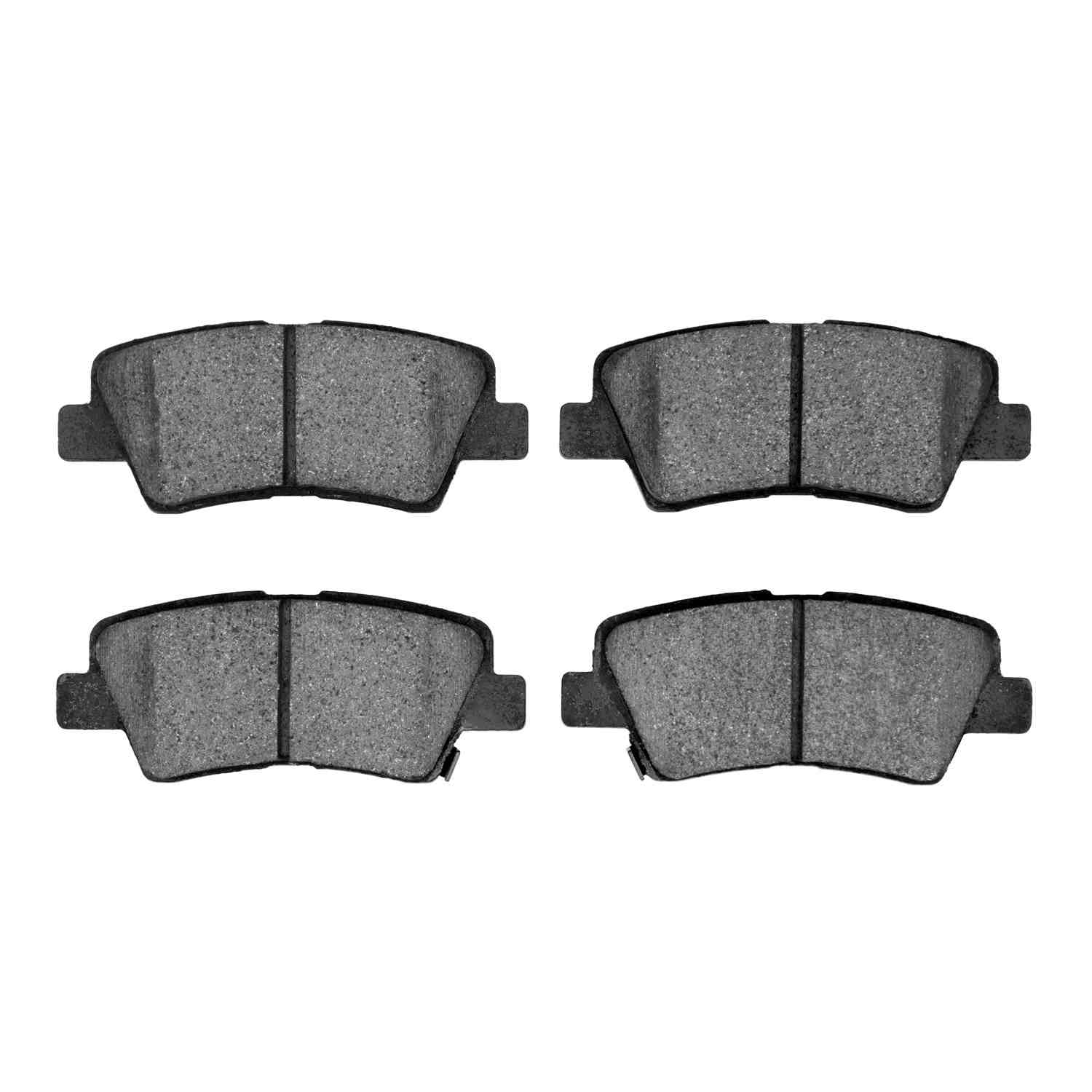 Front View of Rear Disc Brake Pad Set DYNAMIC 1310-1813-00