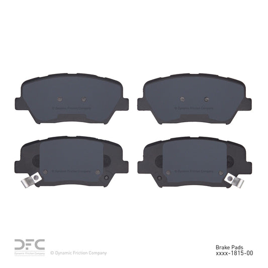 Back View of Front Disc Brake Pad Set DYNAMIC 1310-1815-00