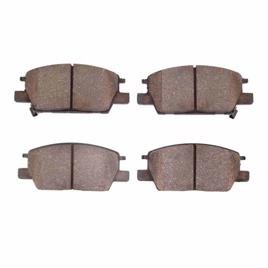 Front View of Front Disc Brake Pad Set DYNAMIC 1310-1913-00