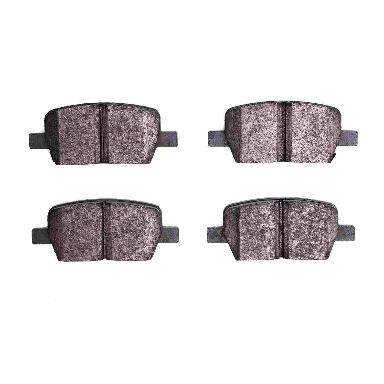 Front View of Rear Disc Brake Pad Set DYNAMIC 1310-1914-00