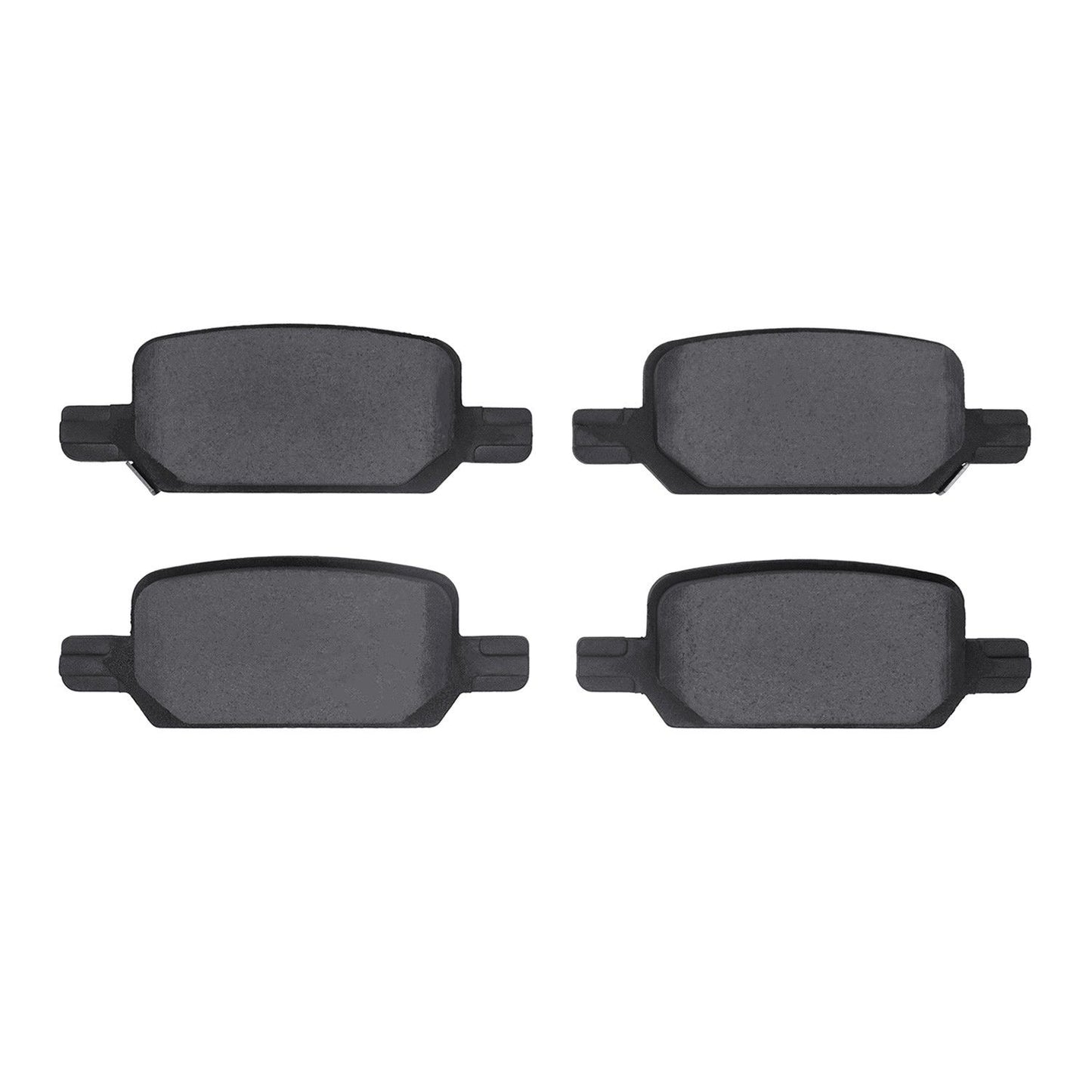 Front View of Rear Disc Brake Pad Set DYNAMIC 1310-2370-00