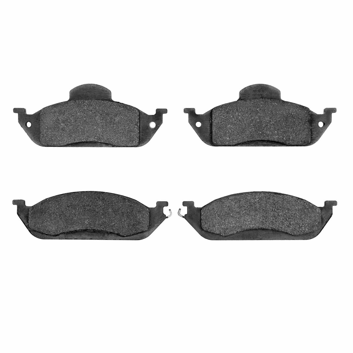 Front View of Front Disc Brake Pad Set DYNAMIC 1311-0760-00