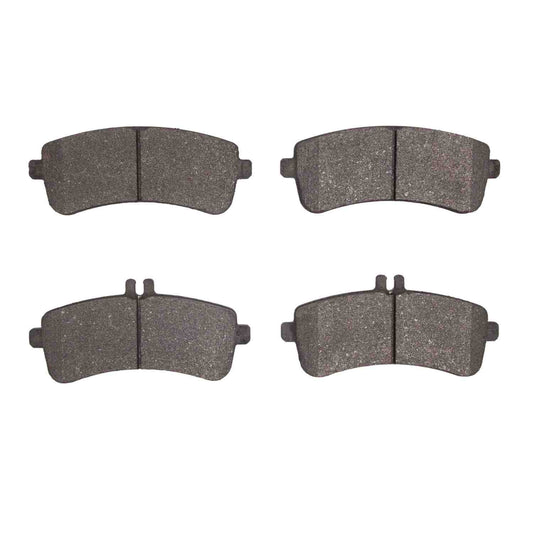 Front View of Rear Disc Brake Pad Set DYNAMIC 1311-1907-00