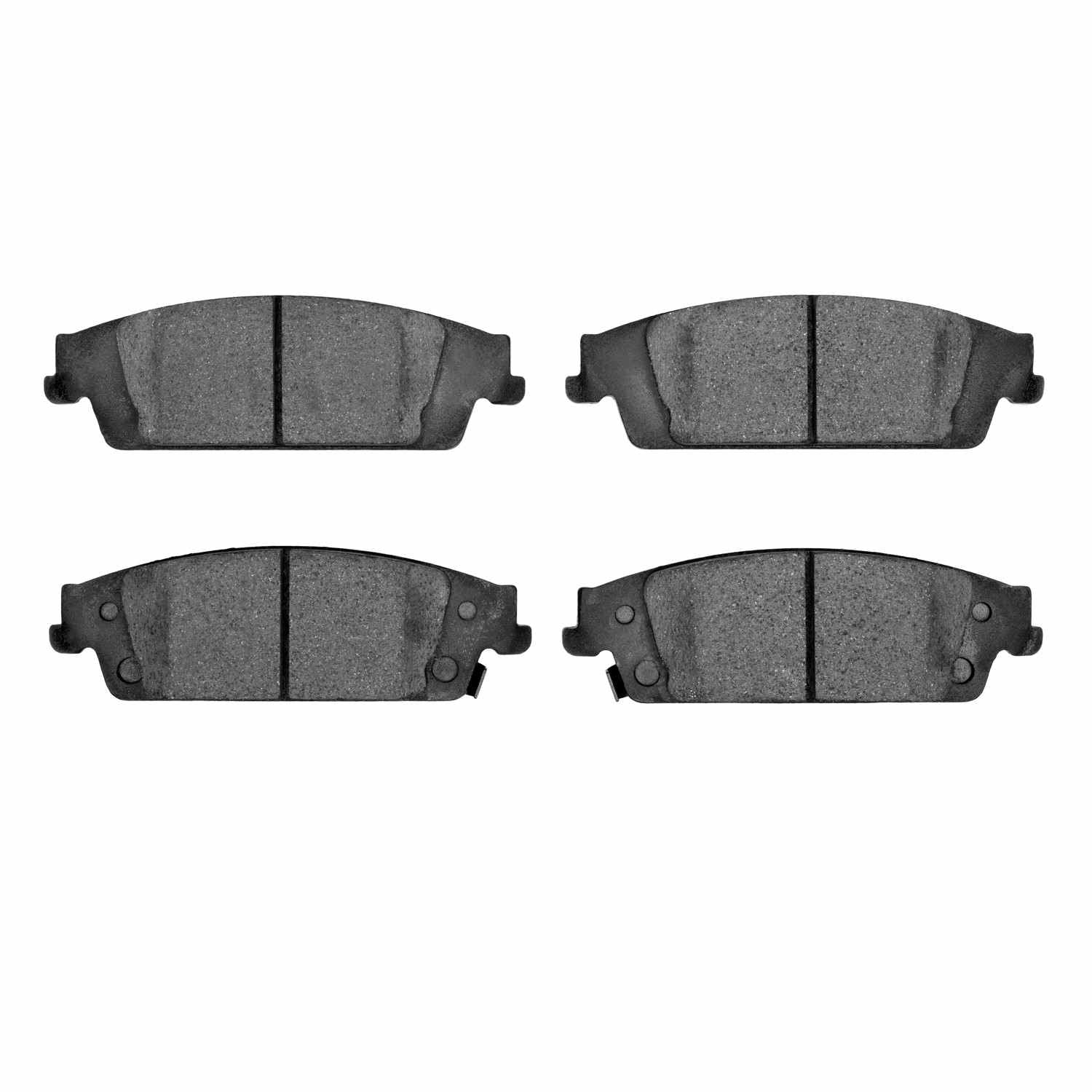 Front View of Rear Disc Brake Pad Set DYNAMIC 1400-1194-10