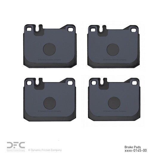 Back View of Front Disc Brake Pad Set DYNAMIC 1551-0145-00