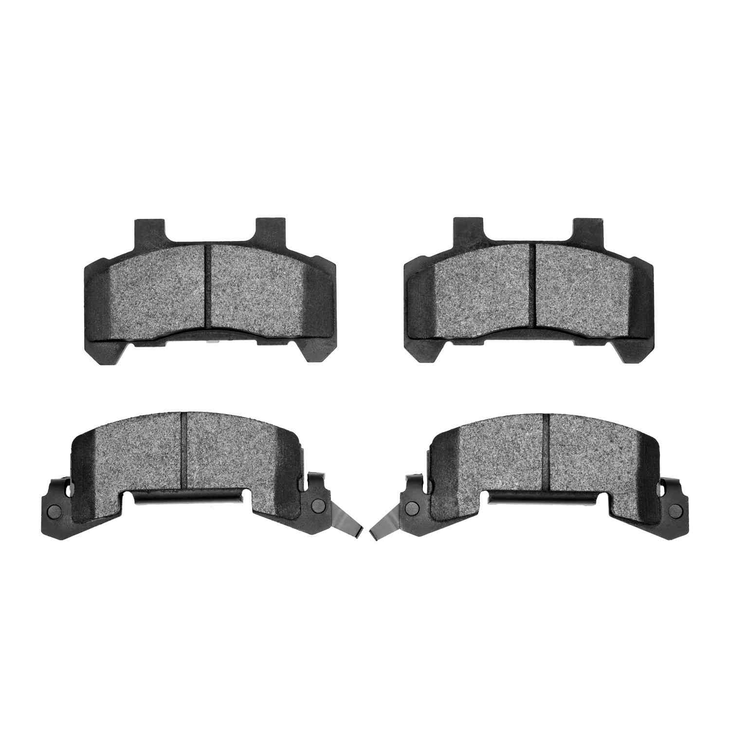 Front View of Front Disc Brake Pad Set DYNAMIC 1551-0289-00