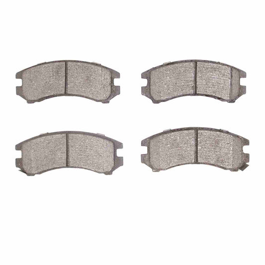 Front View of Front Disc Brake Pad Set DYNAMIC 1551-0357-00