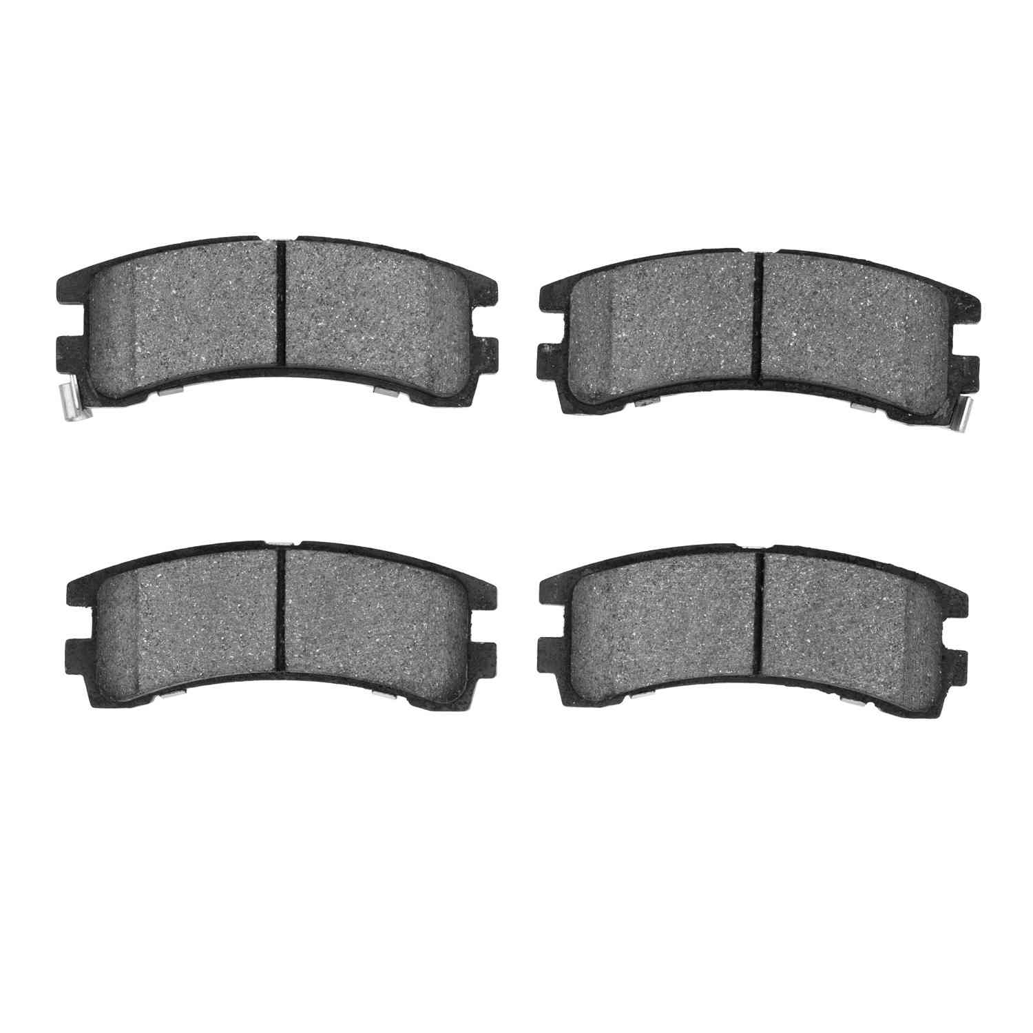 Front View of Rear Disc Brake Pad Set DYNAMIC 1551-0401-00