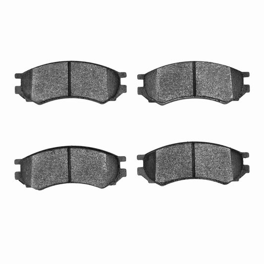 Front View of Front Disc Brake Pad Set DYNAMIC 1551-0507-00