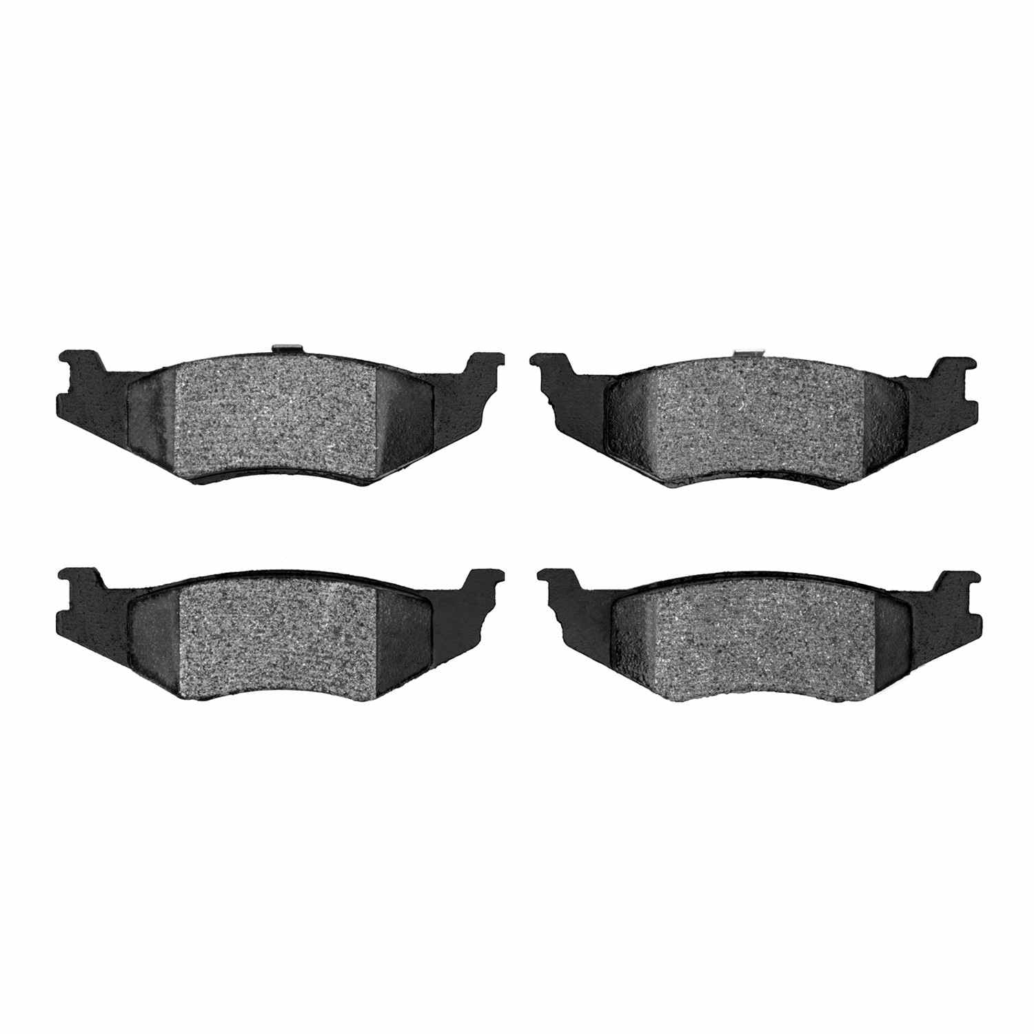 Front View of Rear Disc Brake Pad Set DYNAMIC 1551-0512-00