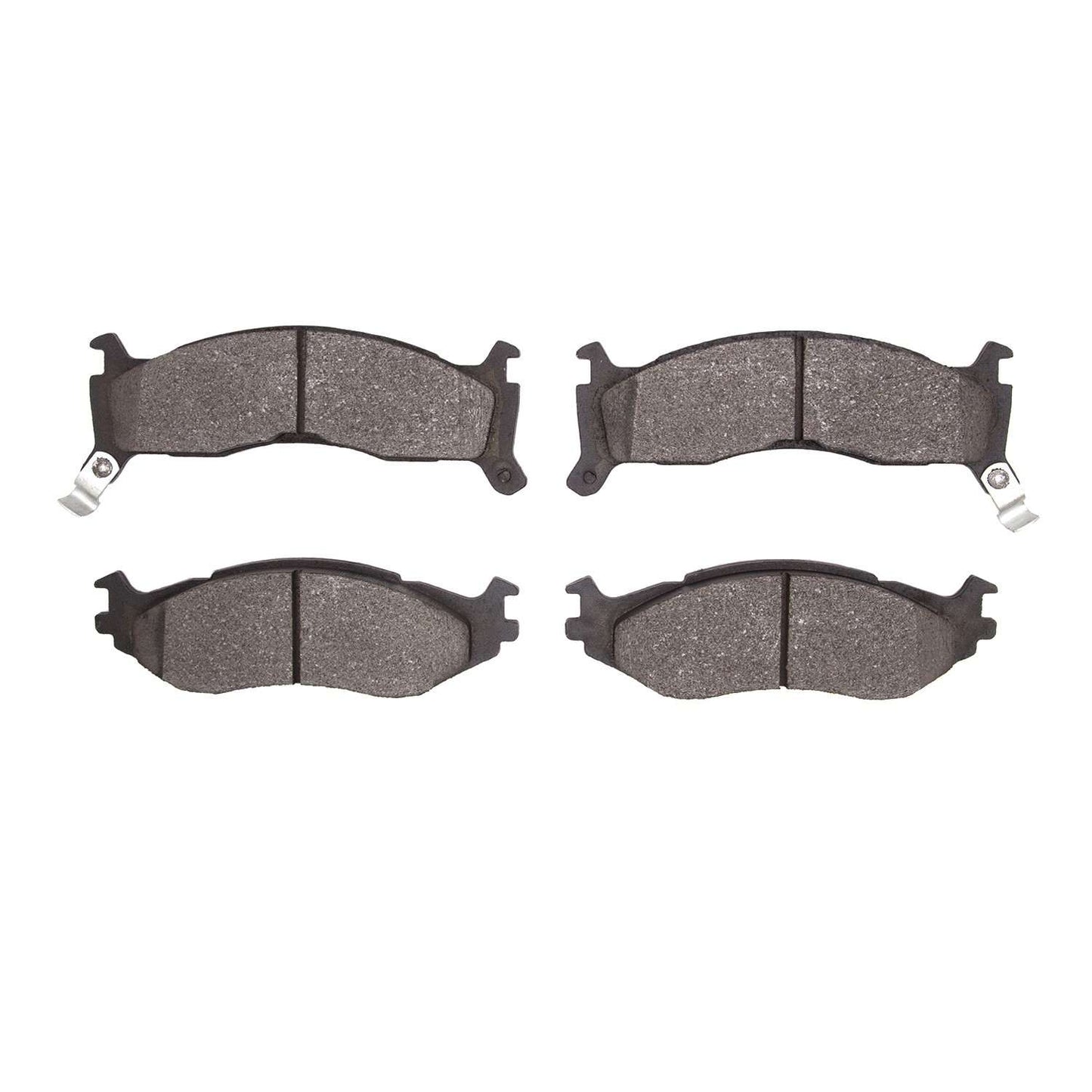 Front View of Front Disc Brake Pad Set DYNAMIC 1551-0524-00