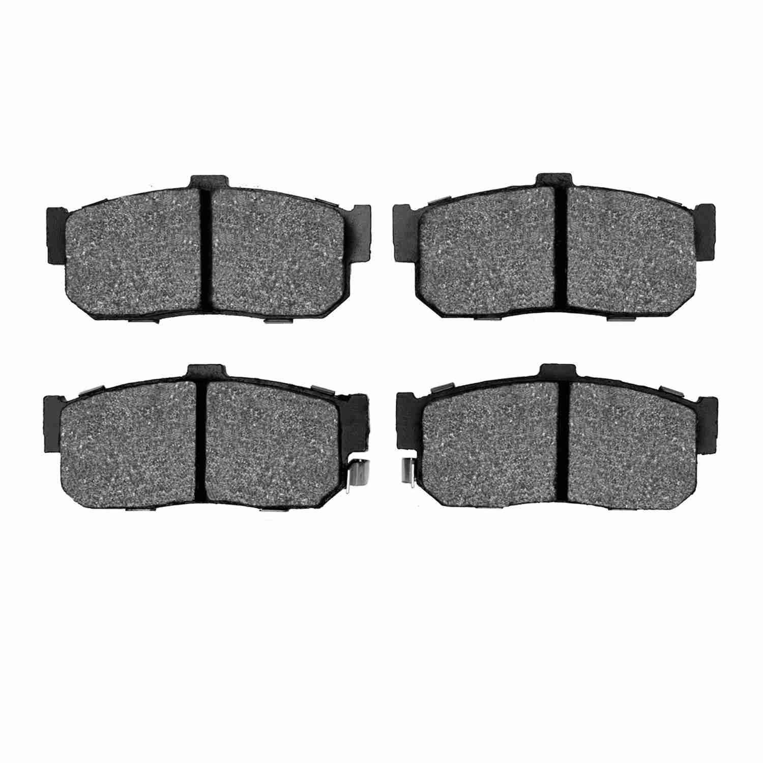 Front View of Rear Disc Brake Pad Set DYNAMIC 1551-0540-00