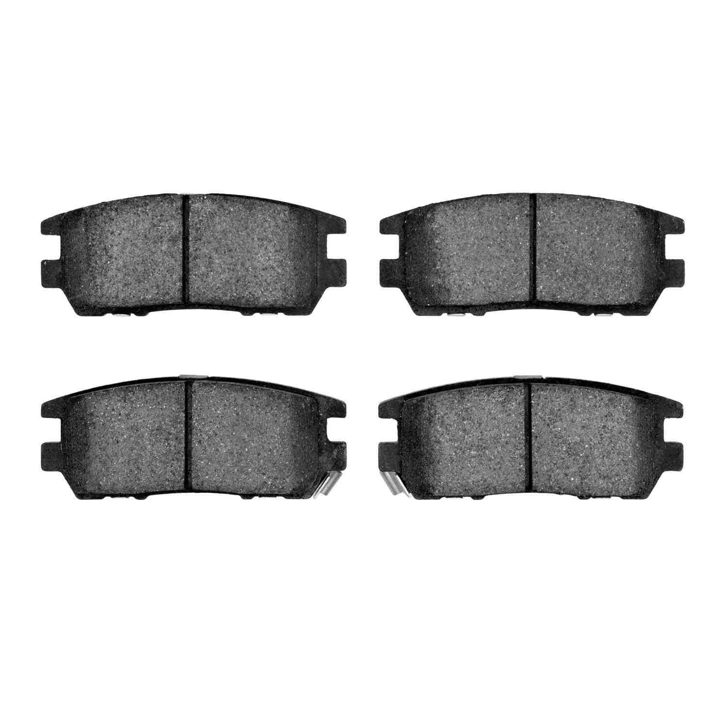 Front View of Rear Disc Brake Pad Set DYNAMIC 1551-0567-00