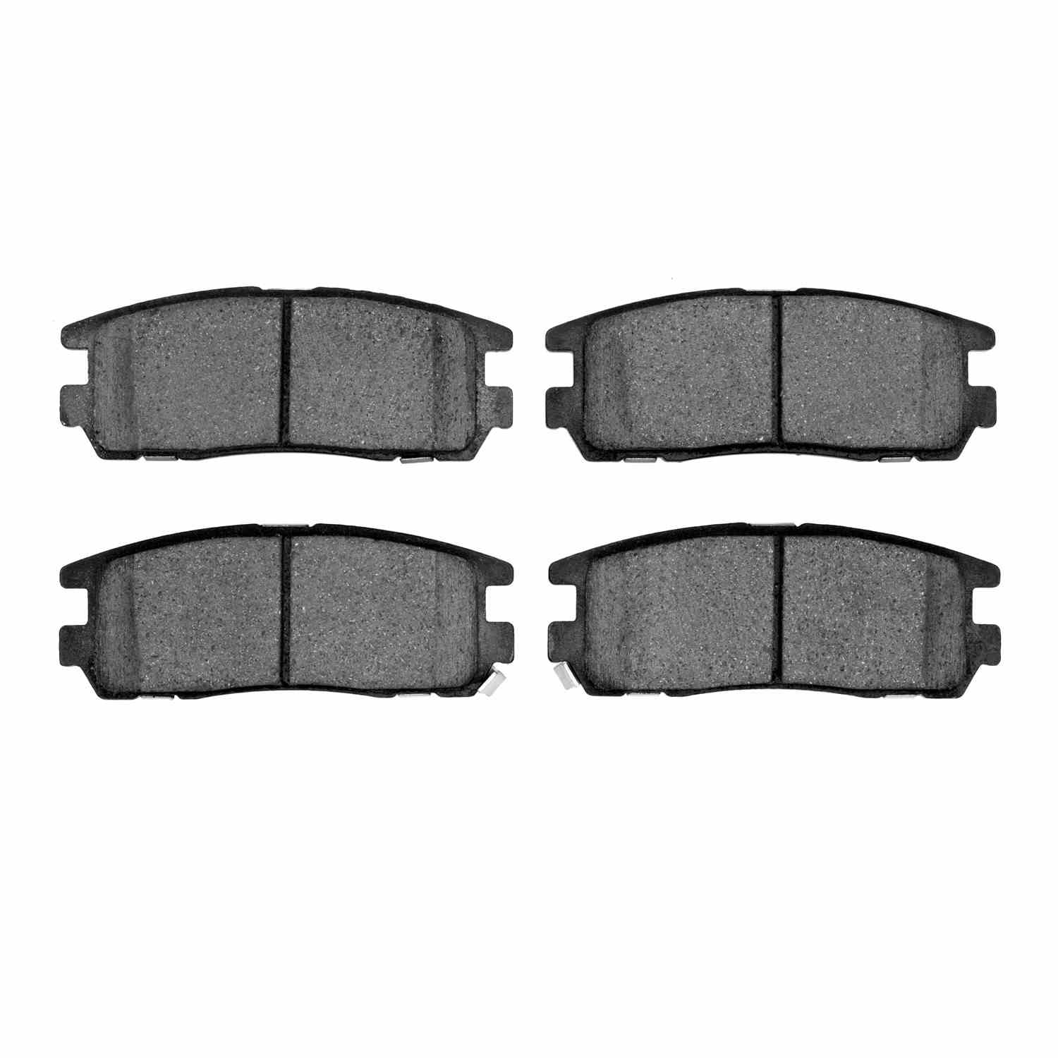 Front View of Rear Disc Brake Pad Set DYNAMIC 1551-0580-00