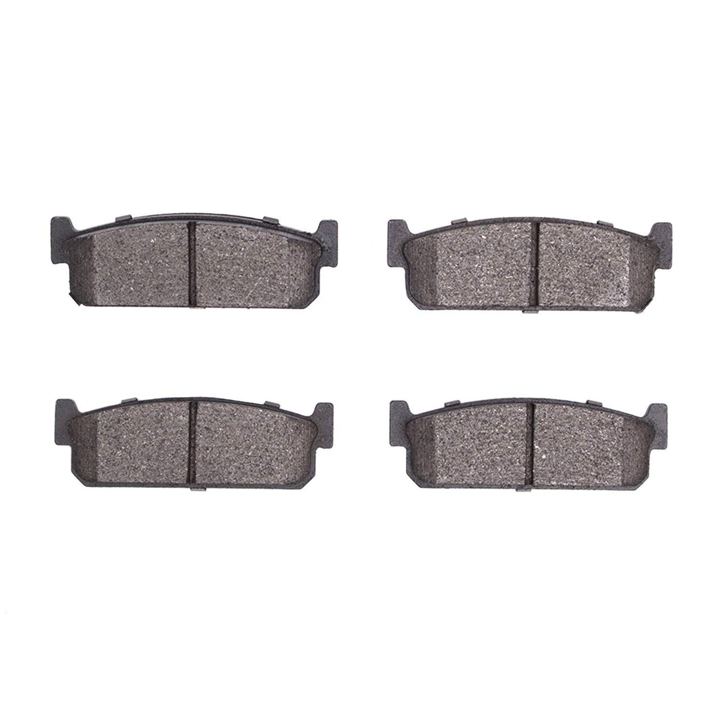 Front View of Rear Disc Brake Pad Set DYNAMIC 1551-0588-00