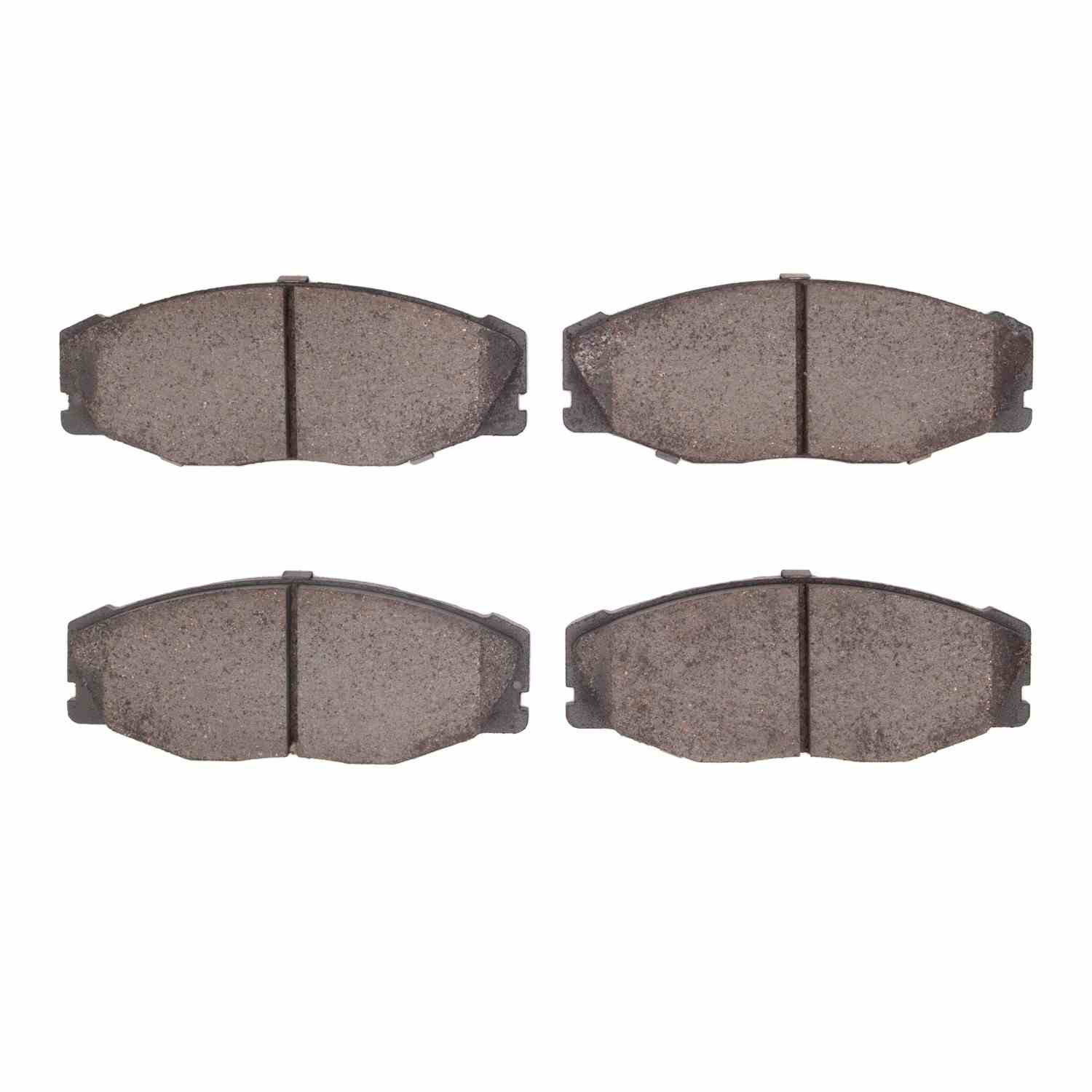 Front View of Front Disc Brake Pad Set DYNAMIC 1551-0604-00