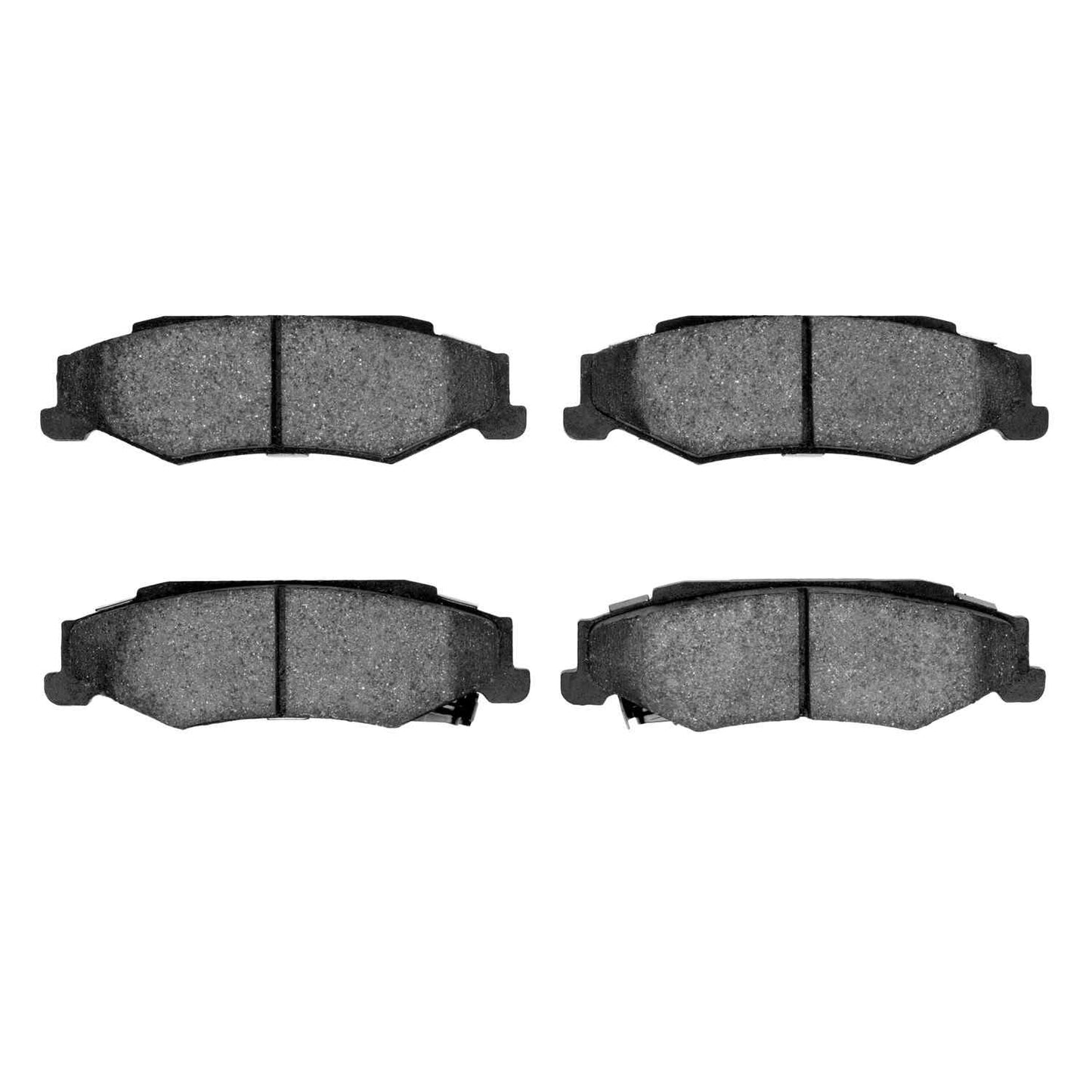 Front View of Rear Disc Brake Pad Set DYNAMIC 1551-0732-00