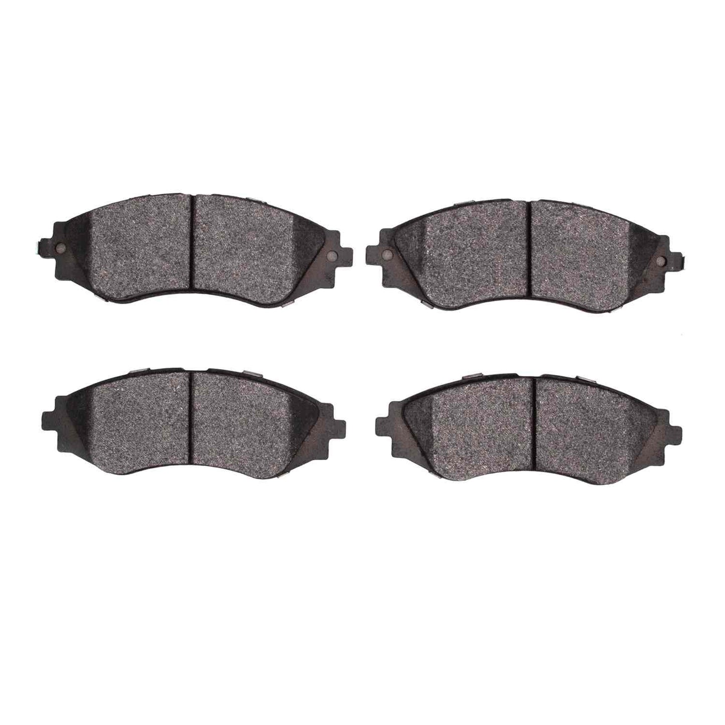 Front View of Front Disc Brake Pad Set DYNAMIC 1551-0797-00