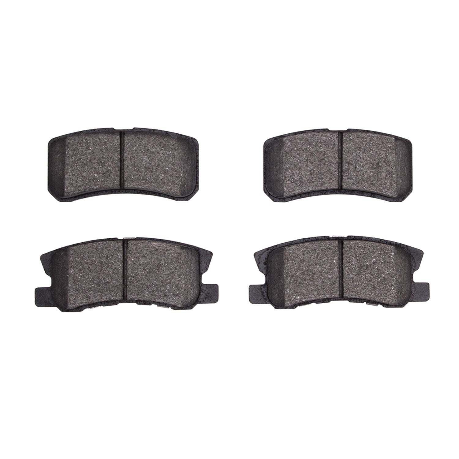 Front View of Rear Disc Brake Pad Set DYNAMIC 1551-0868-00