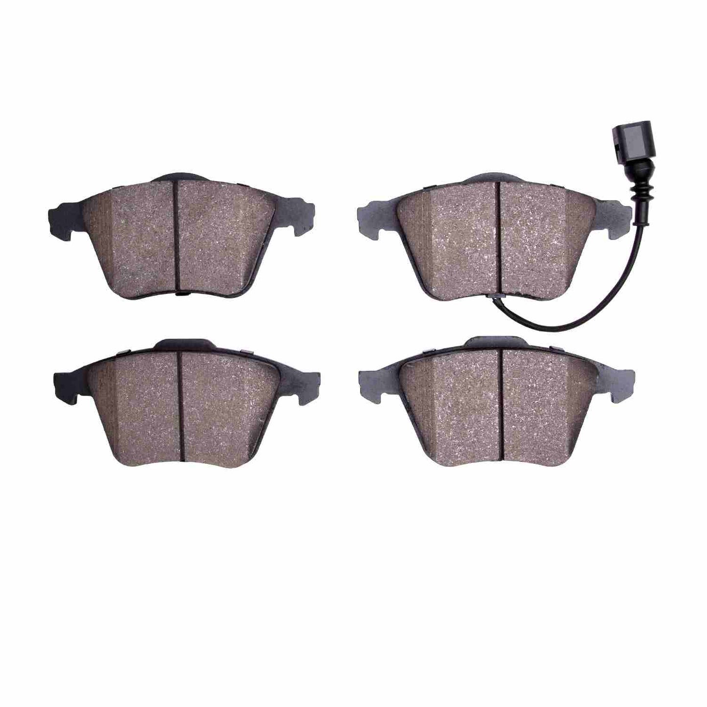 Front View of Front Disc Brake Pad Set DYNAMIC 1551-0915-30