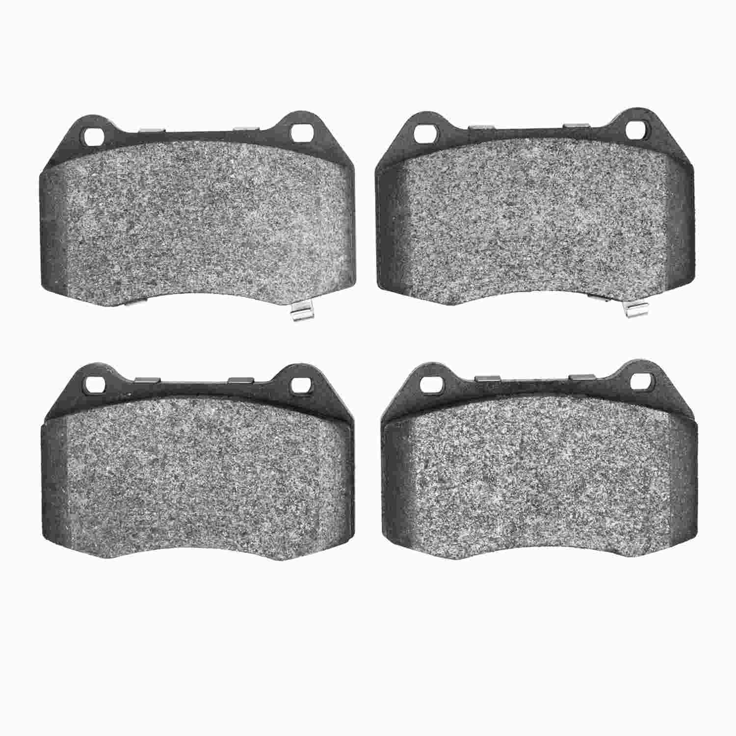 Front View of Front Disc Brake Pad Set DYNAMIC 1551-0960-10