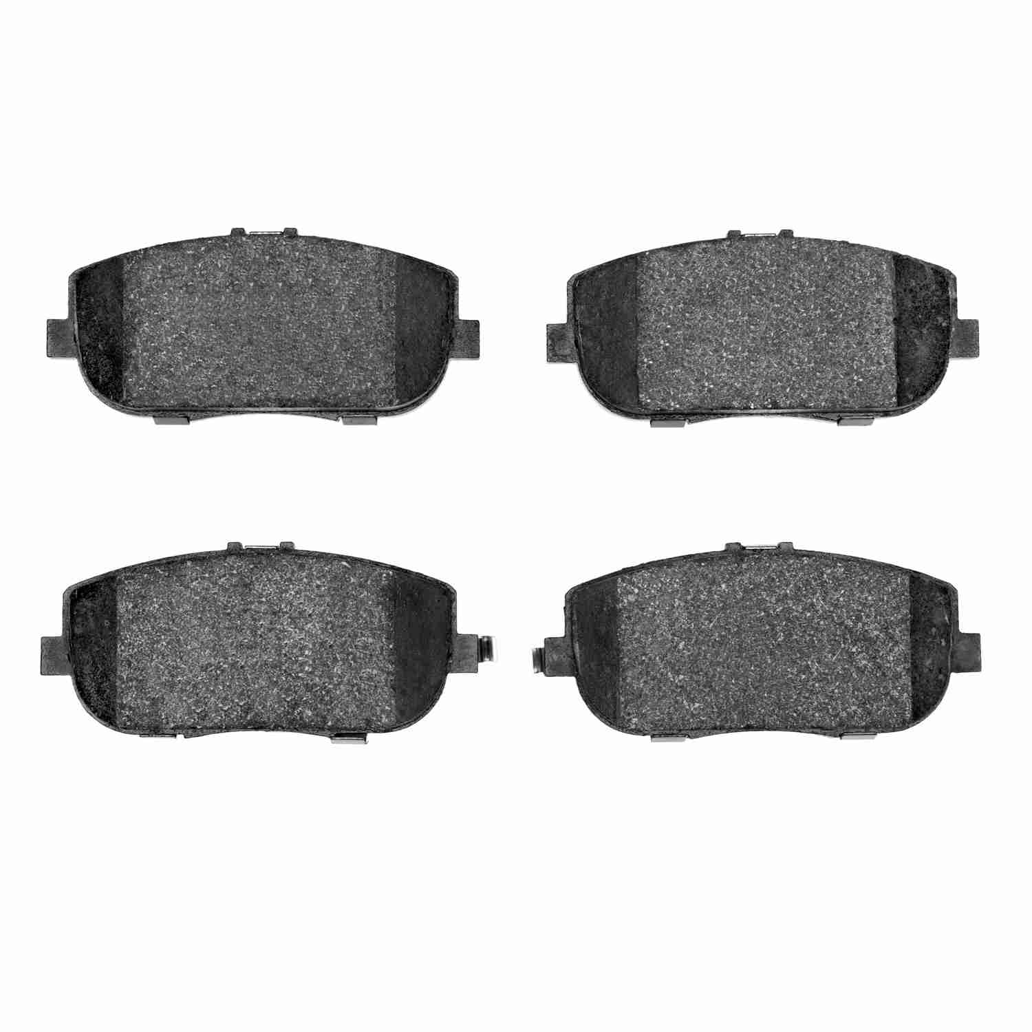 Front View of Rear Disc Brake Pad Set DYNAMIC 1551-1180-00