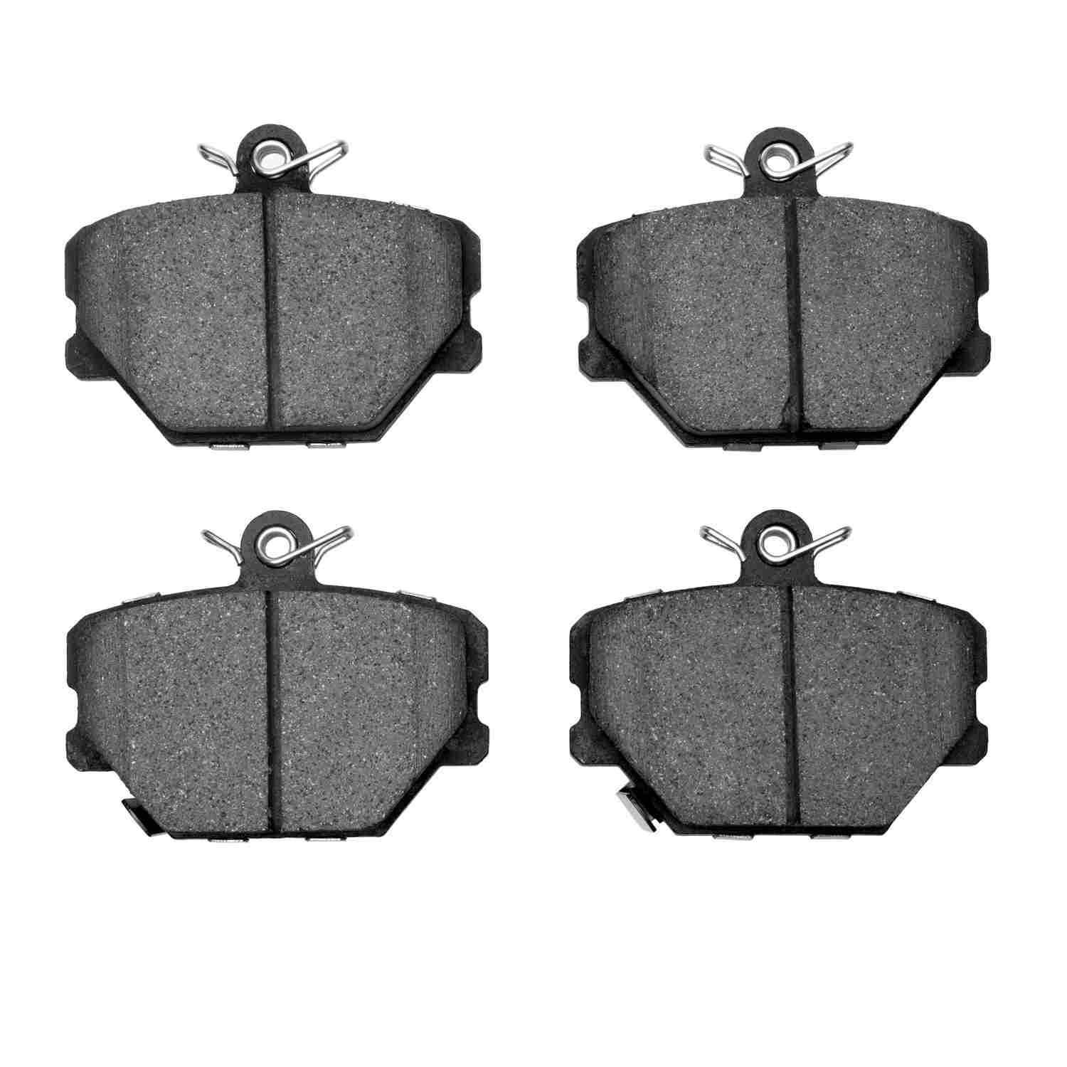 Front View of Front Disc Brake Pad Set DYNAMIC 1551-1252-00