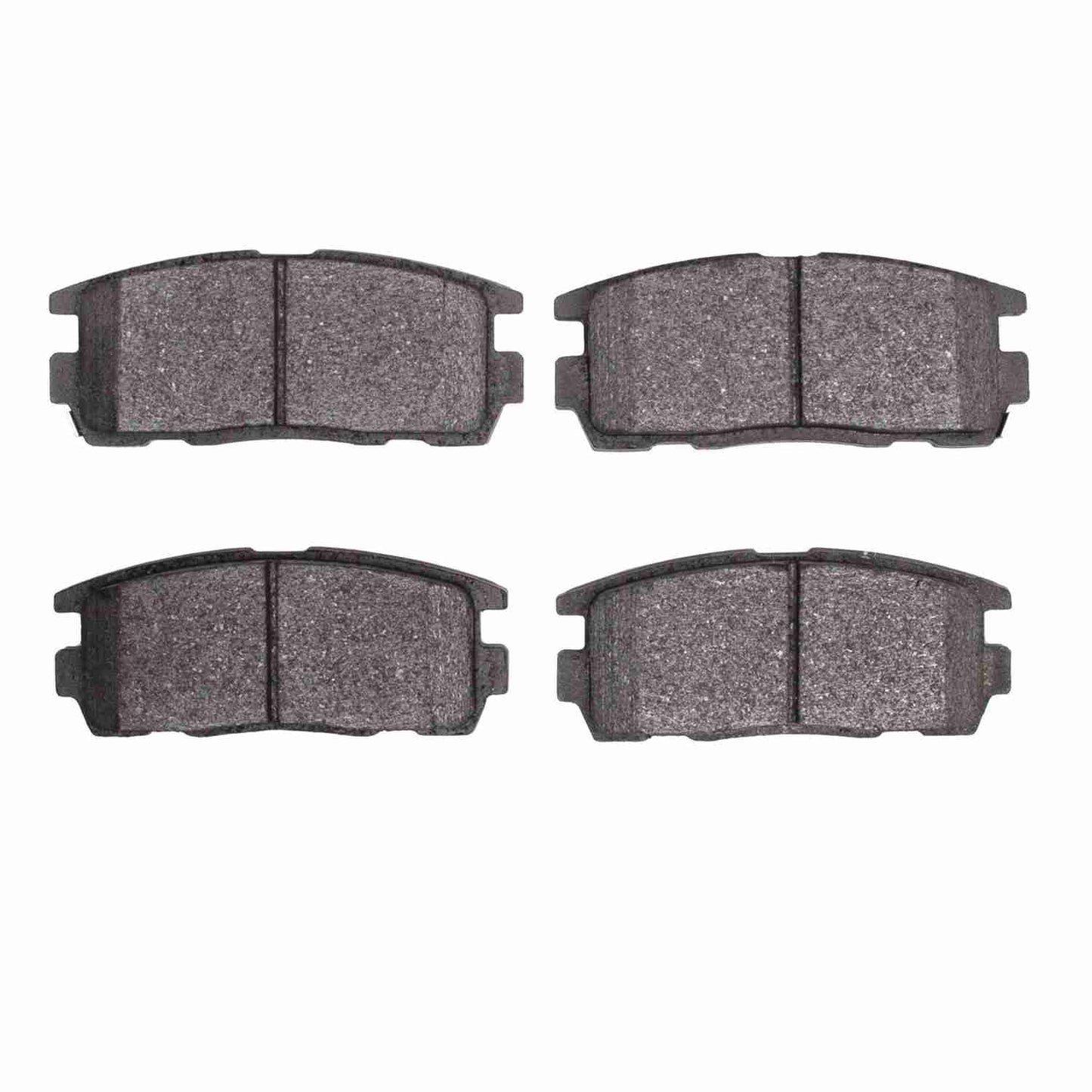 Front View of Rear Disc Brake Pad Set DYNAMIC 1551-1275-00