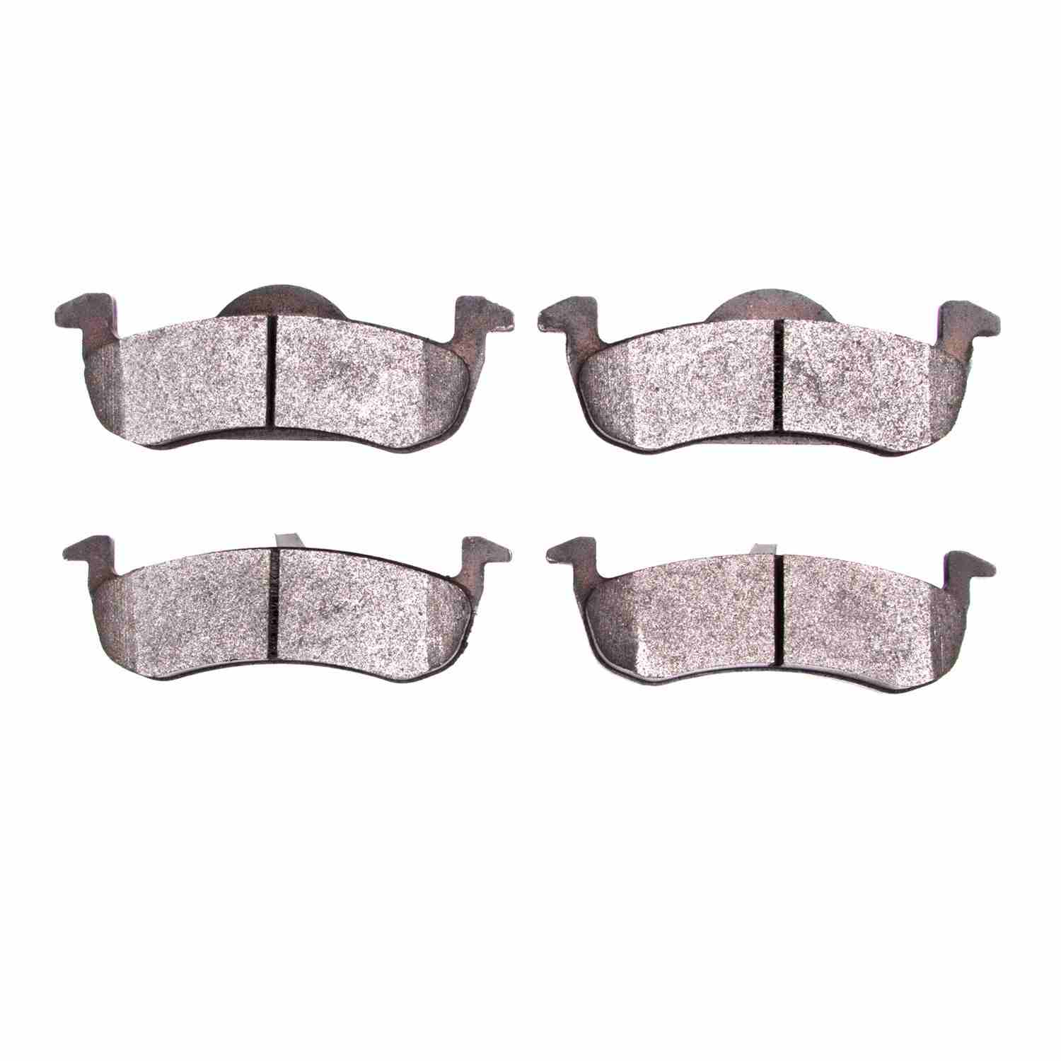 Front View of Rear Disc Brake Pad Set DYNAMIC 1551-1279-00