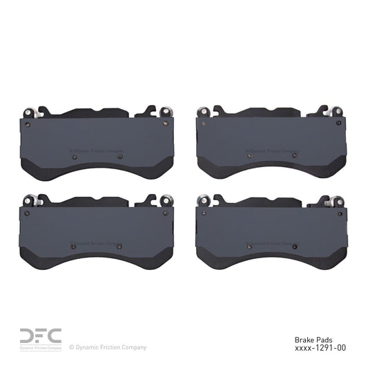 Back View of Front Disc Brake Pad Set DYNAMIC 1551-1291-00