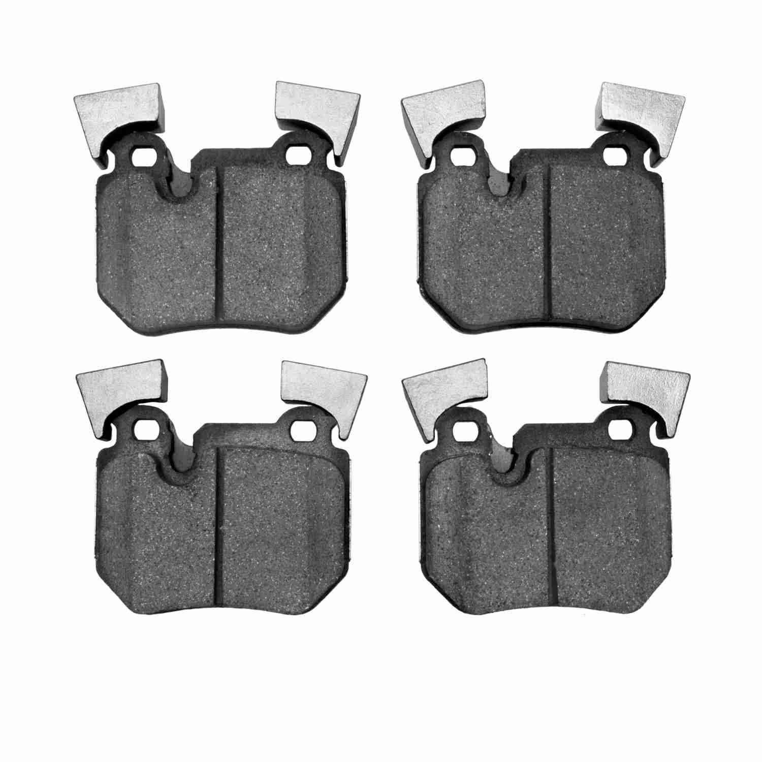 Front View of Rear Disc Brake Pad Set DYNAMIC 1551-1372-00