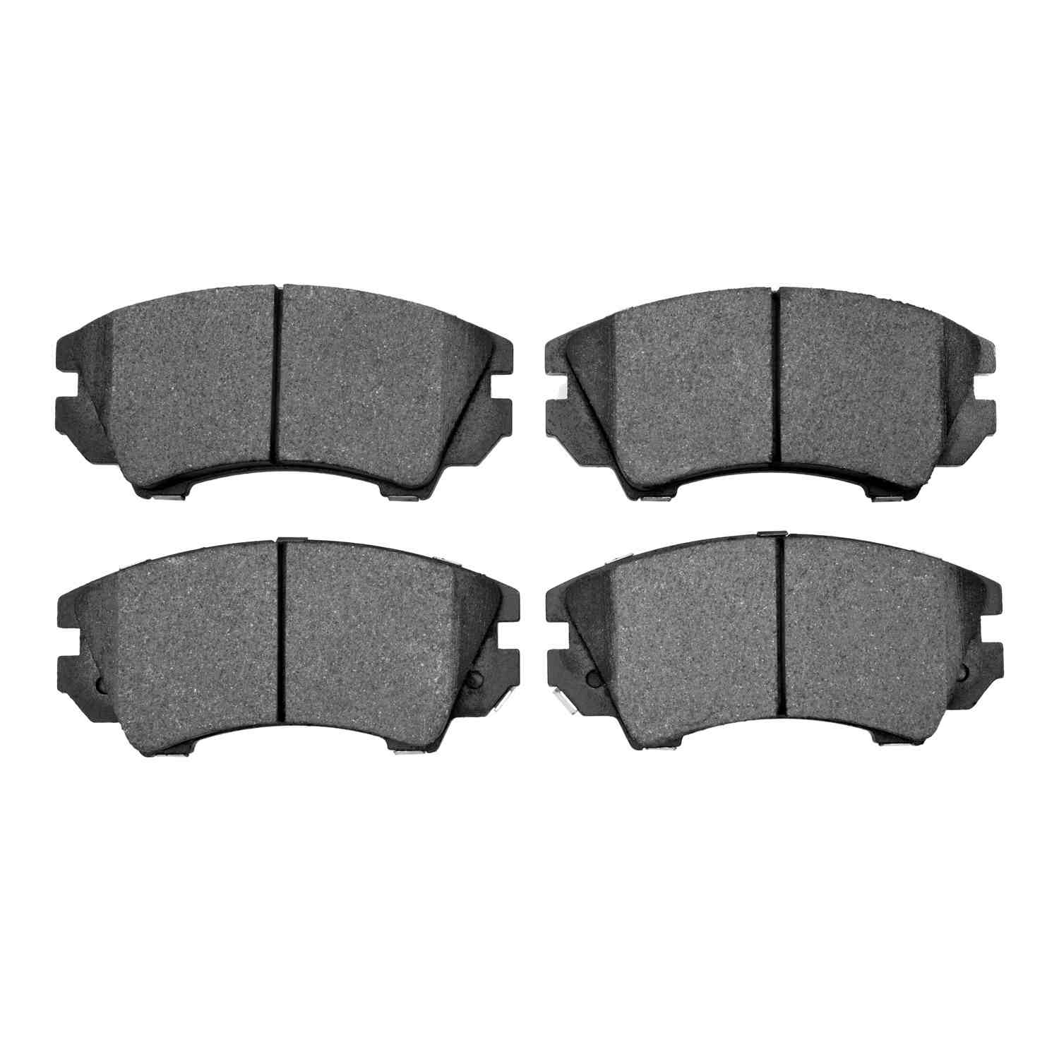 Front View of Front Disc Brake Pad Set DYNAMIC 1551-1404-00