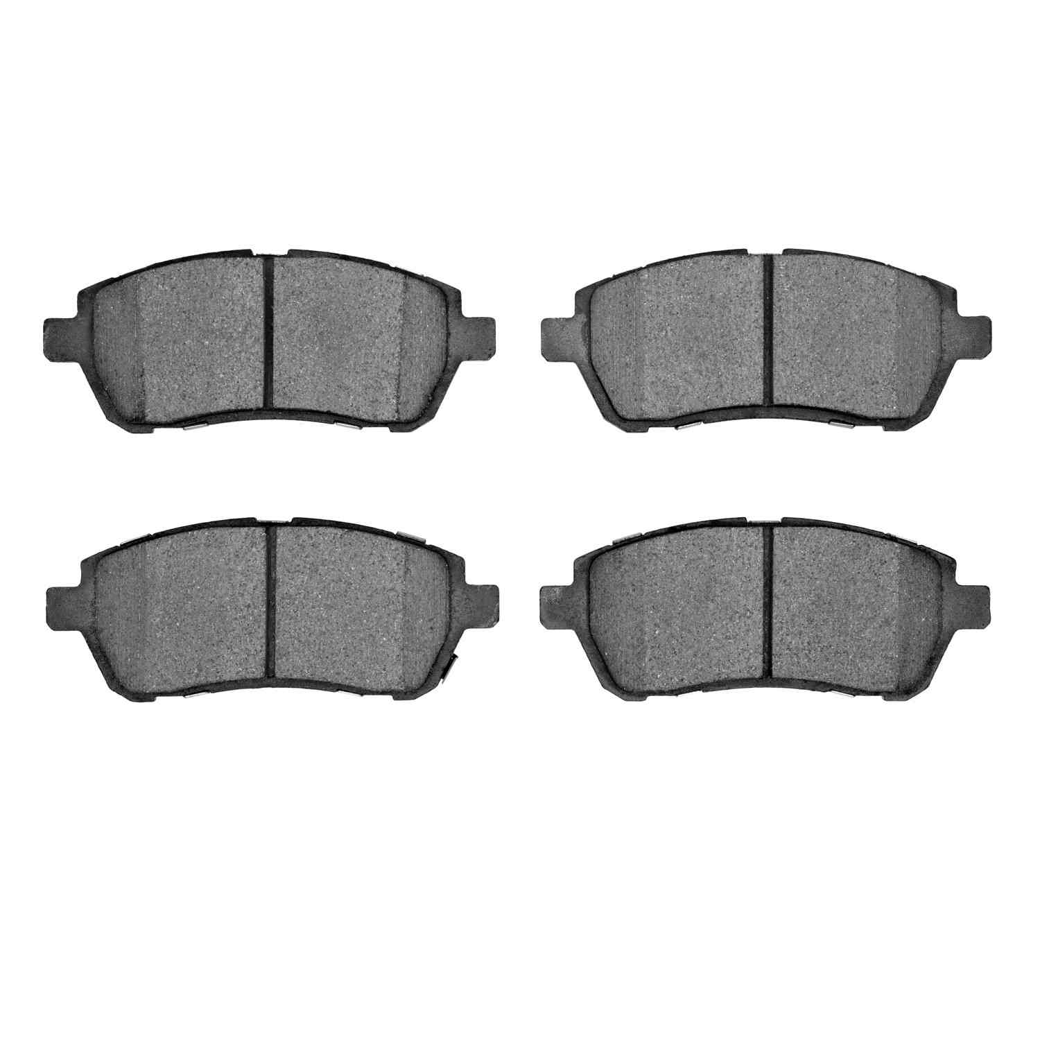 Front View of Front Disc Brake Pad Set DYNAMIC 1551-1454-10