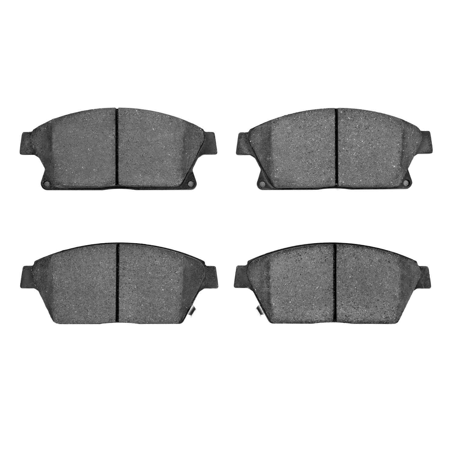 Front View of Front Disc Brake Pad Set DYNAMIC 1551-1467-00