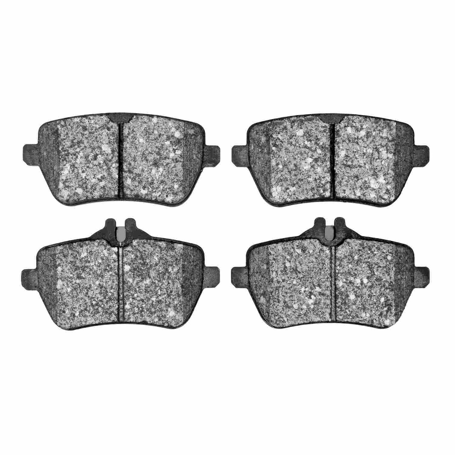 Front View of Rear Disc Brake Pad Set DYNAMIC 1551-1689-00