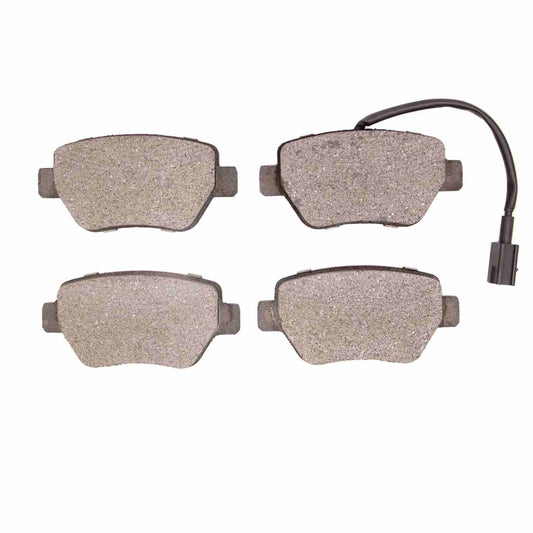 Front View of Rear Disc Brake Pad Set DYNAMIC 1551-1851-00