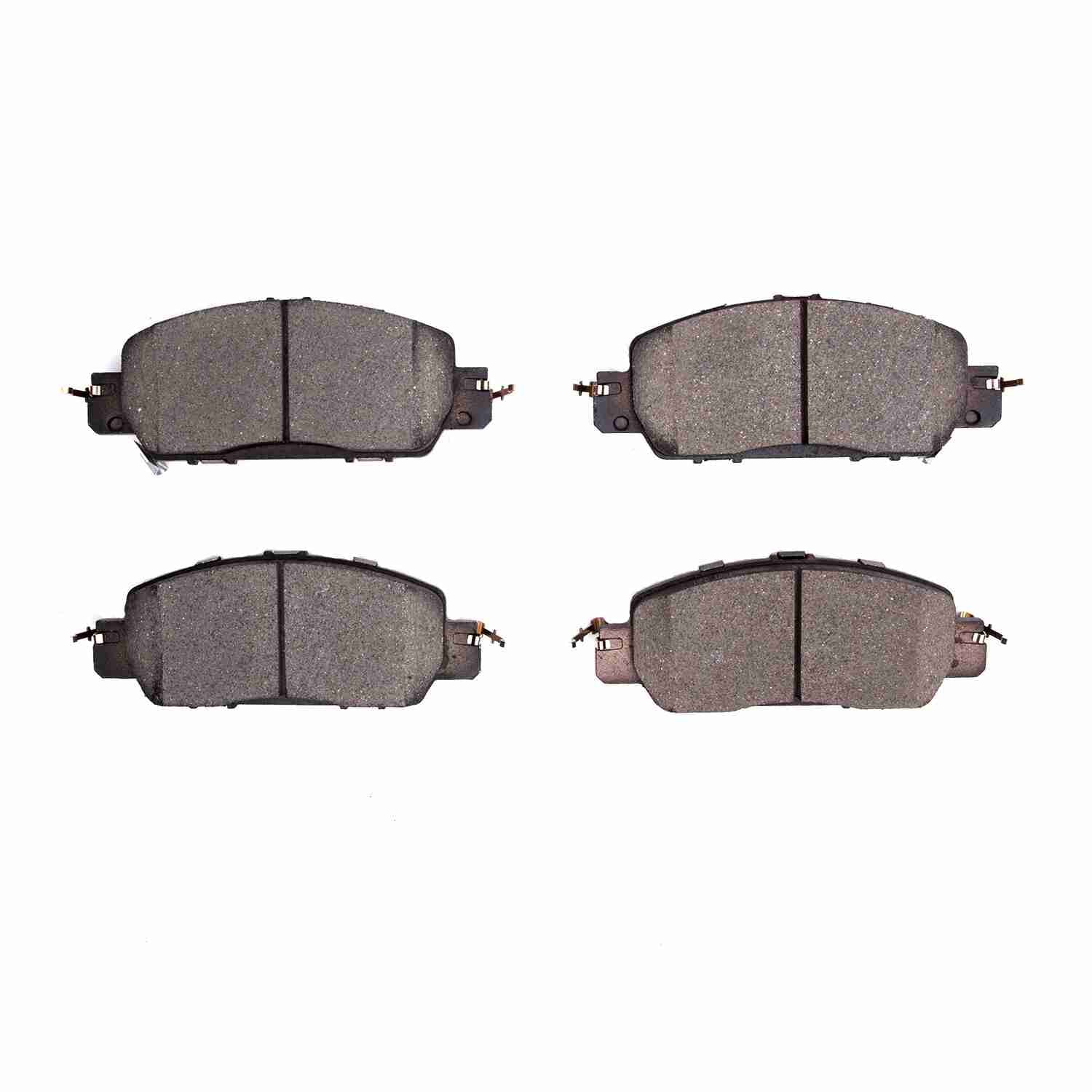 Front View of Front Disc Brake Pad Set DYNAMIC 1551-1860-00