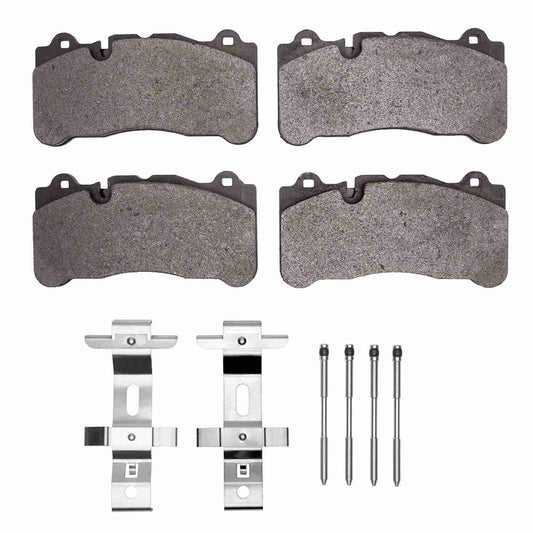 Front View of Front Disc Brake Pad Set DYNAMIC 1551-1944-01