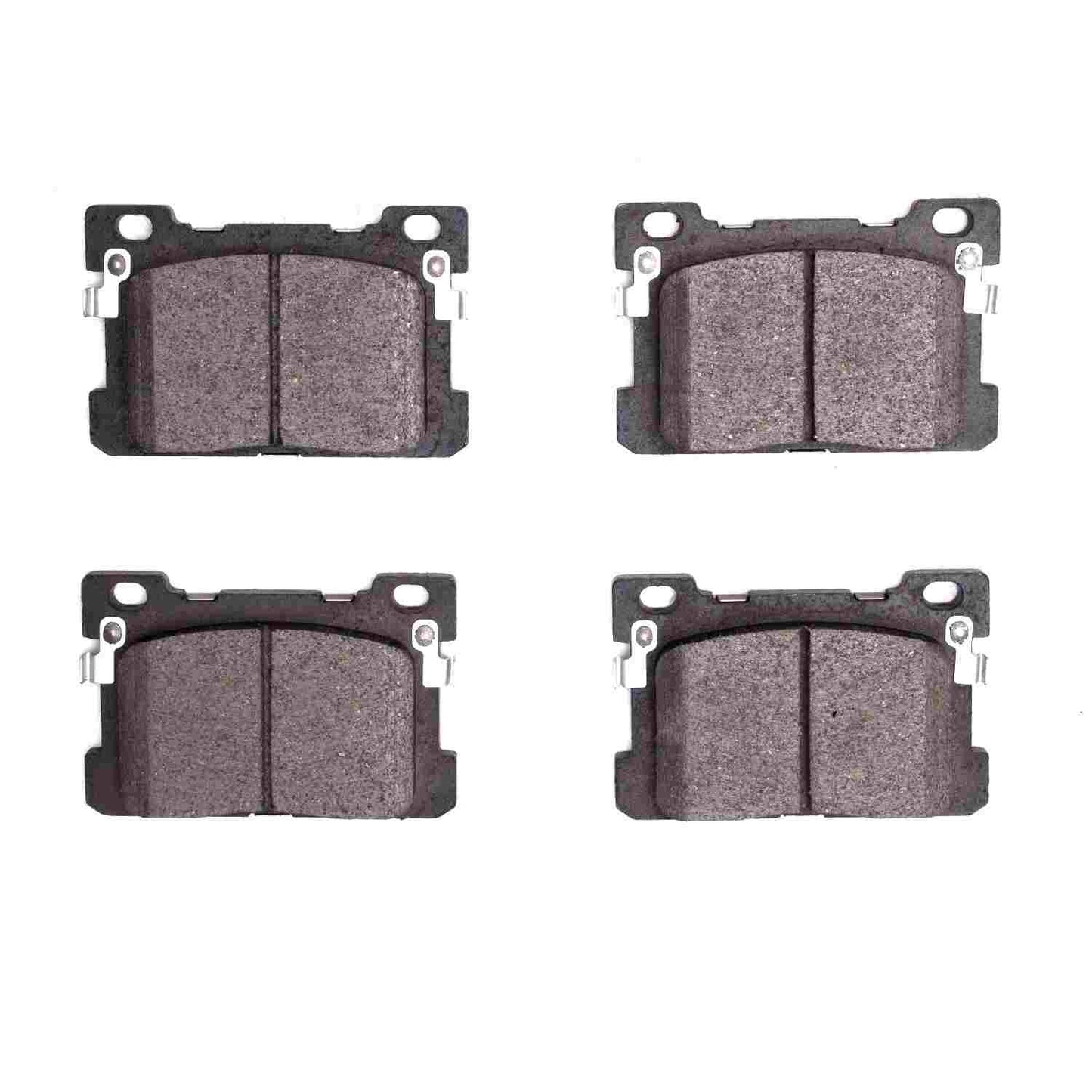 Front View of Rear Disc Brake Pad Set DYNAMIC 1551-1976-00