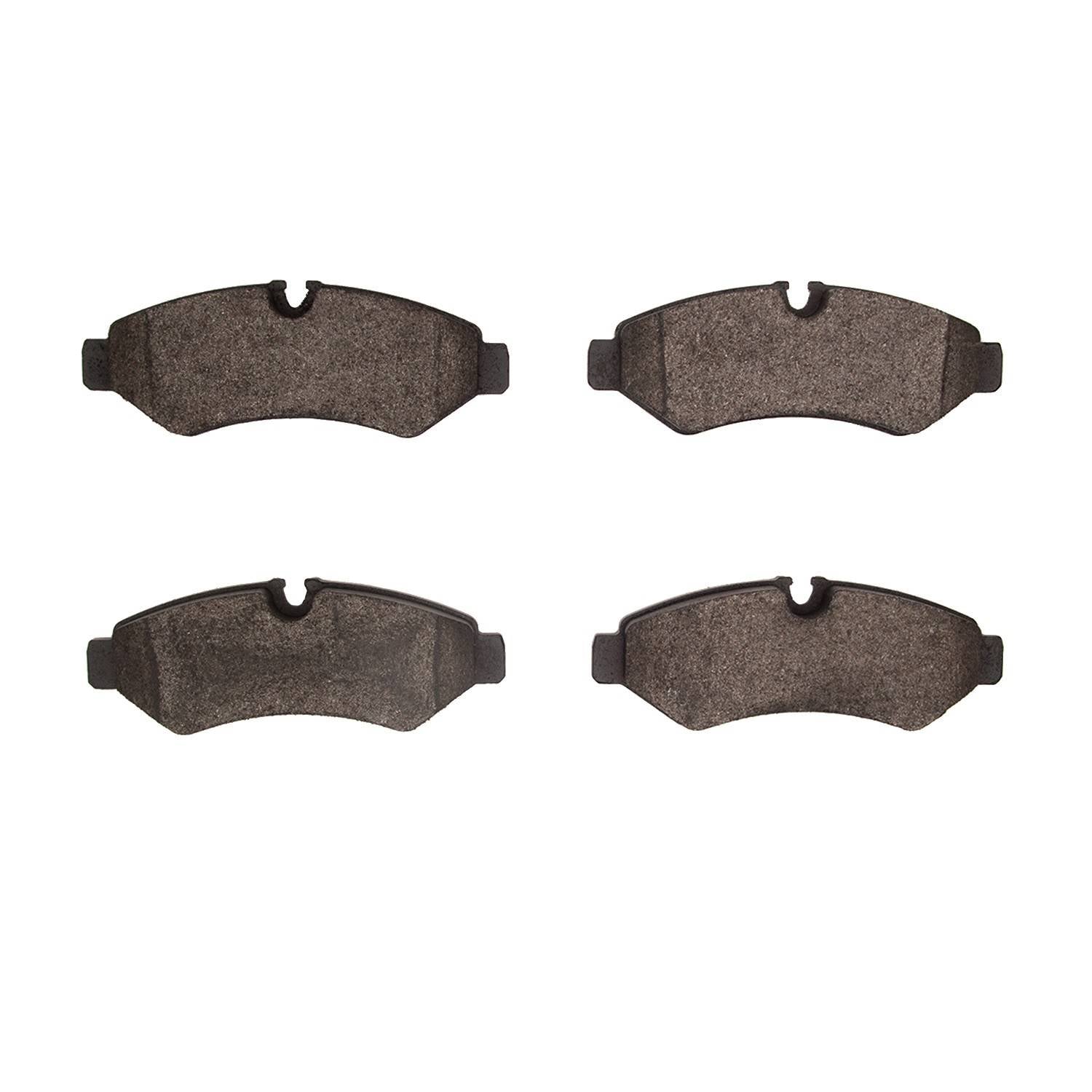 Front View of Rear Disc Brake Pad Set DYNAMIC 1551-2201-00